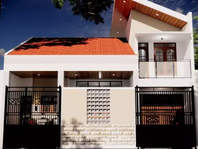 3D Home Exterior and Interior Design Package 2 3D model