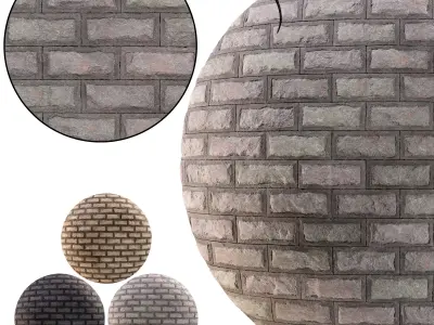 Brick Rockface 03 - Seamless Texture