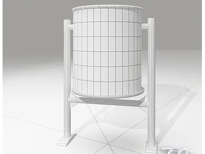 Street Trash Bin Tramontana 3D model