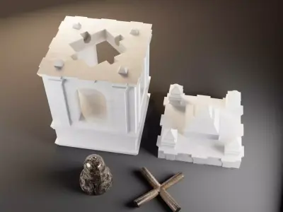 Liberty Bell Tower 3D print model