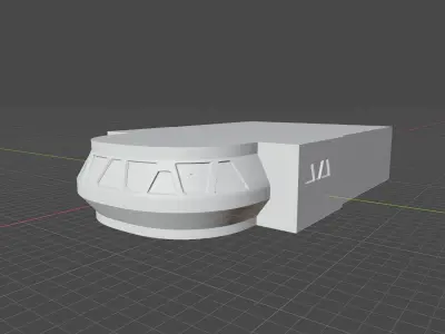 Imperial Star Destroyer Command Bridge 3D model