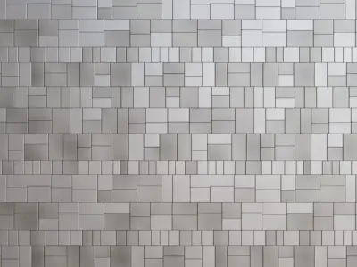 Silver Metal Powdered Plaster PBR Seamless Texture