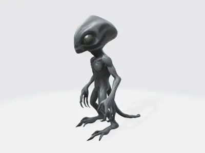 Gray alien 3D model