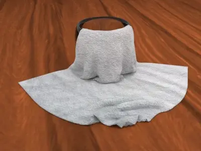 Cloth Bowl  Low-poly 3D model