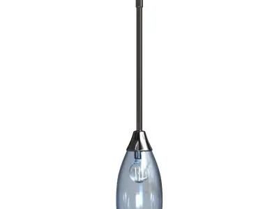 Arafaat 1 - Light Single Teardrop Pendant 3D model