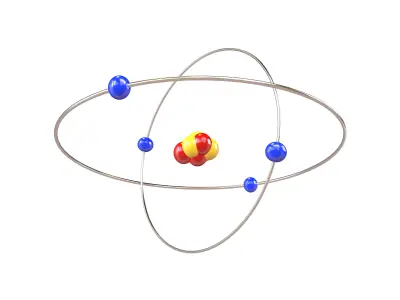 Beryllium Chemical Element v2 001 Low-poly 3D model