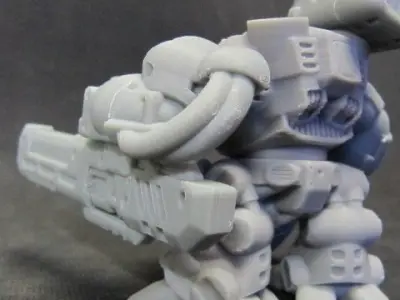 CHIBI-TECH SD - UNDERSLUNG-ENERGY-PLASMA ARM        3D print model