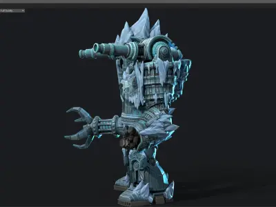 Winter mecha 3D model