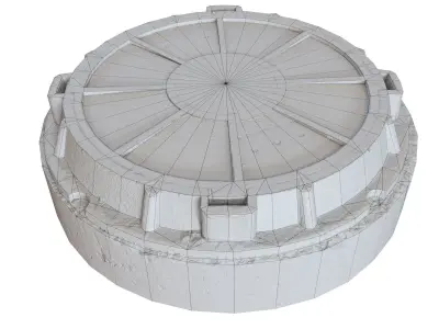 Ultra realistic Sewer well Pbr Low-poly 3D model