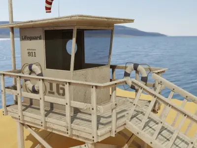 Baywatch house 3D model