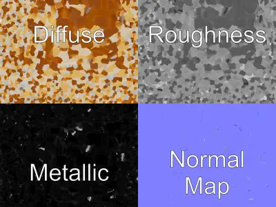 LuminHarp Titanium-String Curved Frame model pack Low-poly 3D model