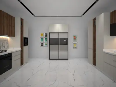 kitchen 3d model 3D model purchase