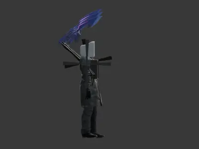 tv man titan 3D model
