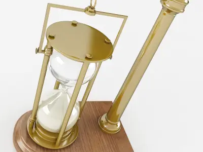 Hourglass on Stand 3D model