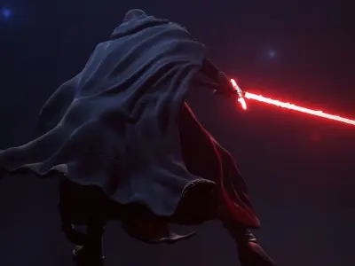 Kylo Ren Statue 3D print model