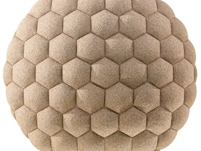 Wood Waste and Cocoa Husks - Acoustic Wall Tile Texture