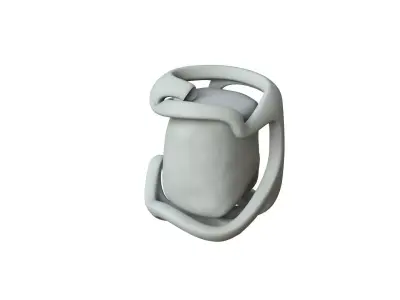 SciFi Shape Object Low Poly 119 Low-poly 3D model