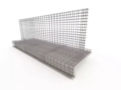 Wall Cross Section Insulation-Park wall detail-3 3D model