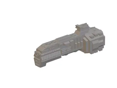 Sol Confederacy Destroyer 3D print model