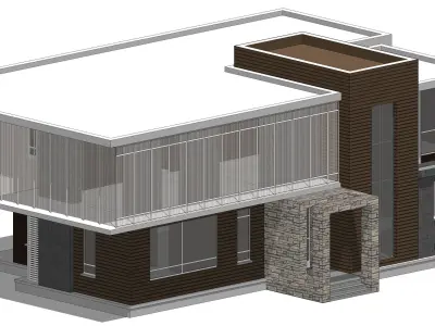 Villa D Sketchup 3D model