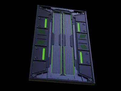 Futuristic Sci-Fi Panel Kitbash Collection High Detail 3D Models 3D model