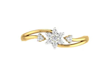 Women Ring  Render 3dm STL OBJ FBX Details 3D print model 266
