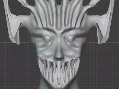 horror head 3d model 3D model
