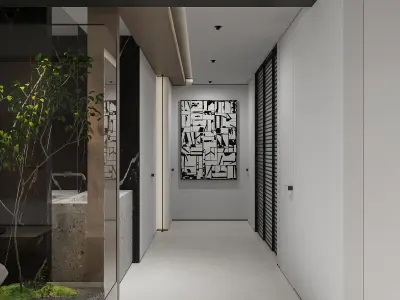 minimalist style 3D model