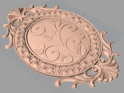 3D carved model furniture 3D design used for artcam aspire E1006 3D model