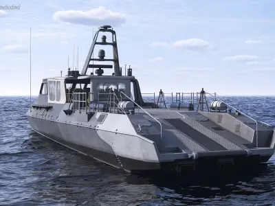  Military Boat Mark V Camo Dark 