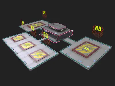 Landing Lot 3D model