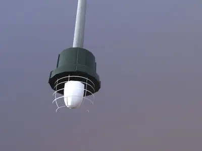 Industry Light Low-poly 3D model