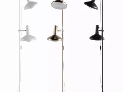 Floor lamp Duo BoConcept 3D model