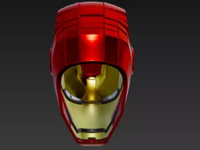 Iron Man Helmet For 3d Print 3D print model