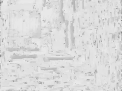 Ruined Ancient Chinese Pavilion 3D Model - Abandoned Temple Low-poly 3D model