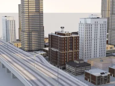 City Block 06 3D model
