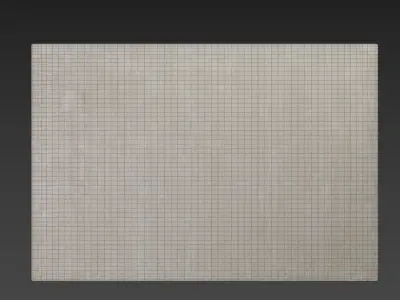 Carpet set 26 - Silver Wool Rug - 6K 3D model