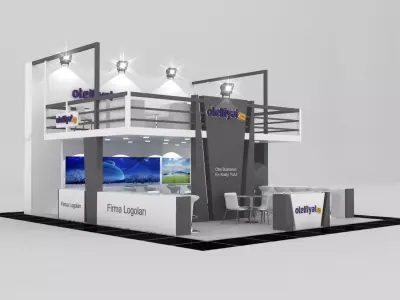 OTL Size 9 m x 7 m  Height 500 cm 3D model