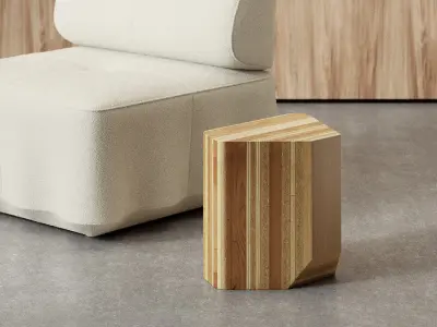 Chute Libre Occasional Table 3D model