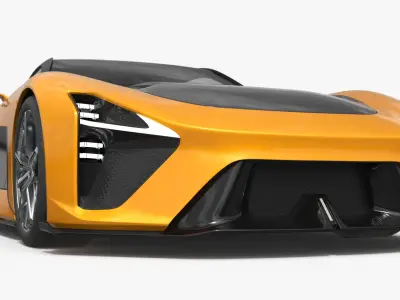  Aerodynamic Sports Car Veilside Style Simplified 