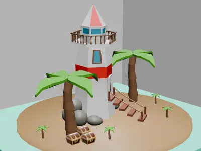 island  3D model