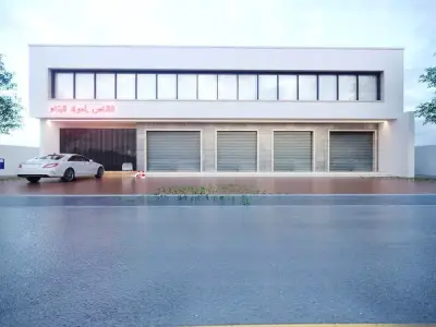 3D Model Two-Story Mixed Low-poly 3D model