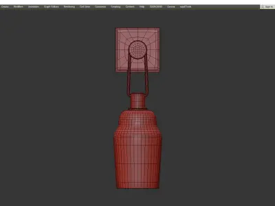 Citizen Tall Bathroom Vanity Light Low-poly 3D model