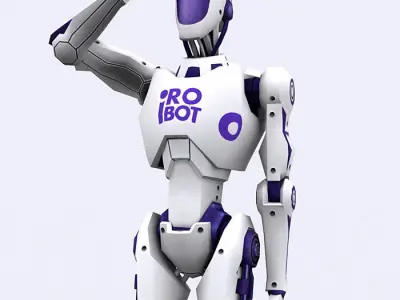 3DRT - iRobots  Low-poly 3D model