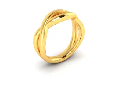 Women Ring  Render 3dm STL OBJ FBX Details 3D print model 206