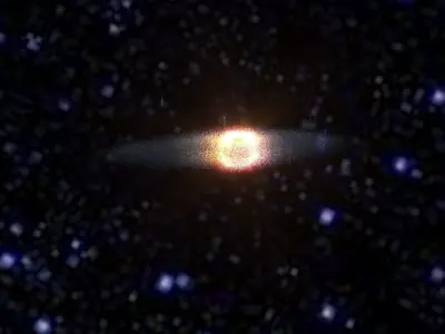 Cigar Galaxy 3D model
