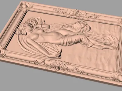 3D carved model furniture 3D design used for artcam aspire E879 3D model