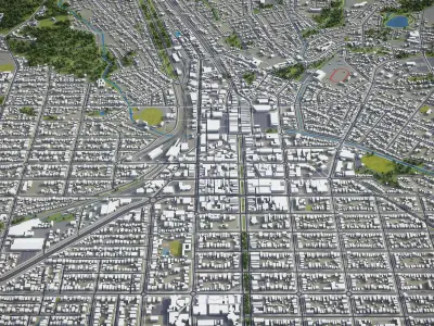 Ballarat  Low-poly 3D model