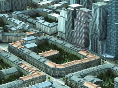 Small City 03 3D model