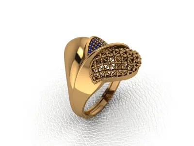 25 pcs ring drawing 3d rihone drawing ring rings ring models 3D print model